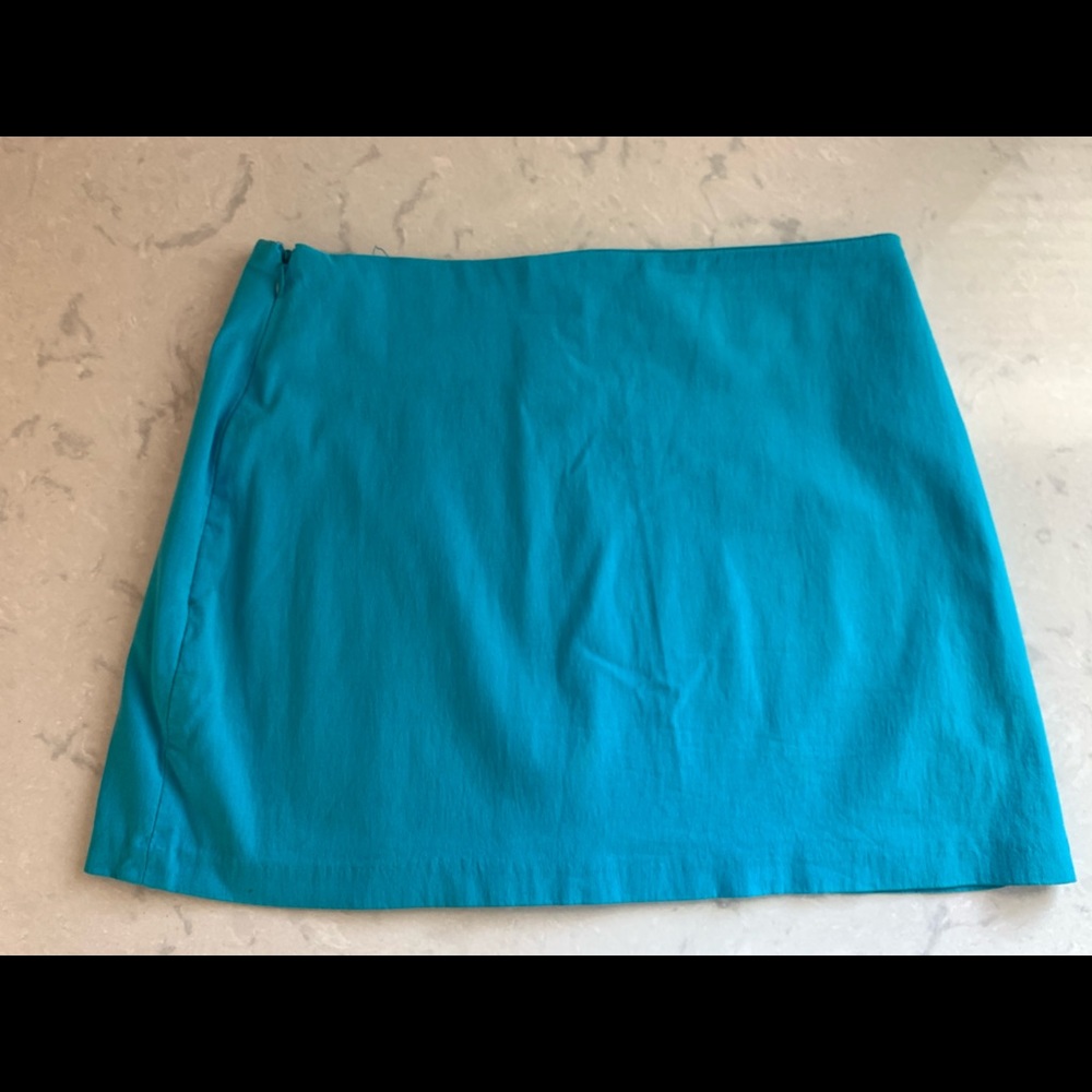 Follies Paris turquoise skirt, like new, XS